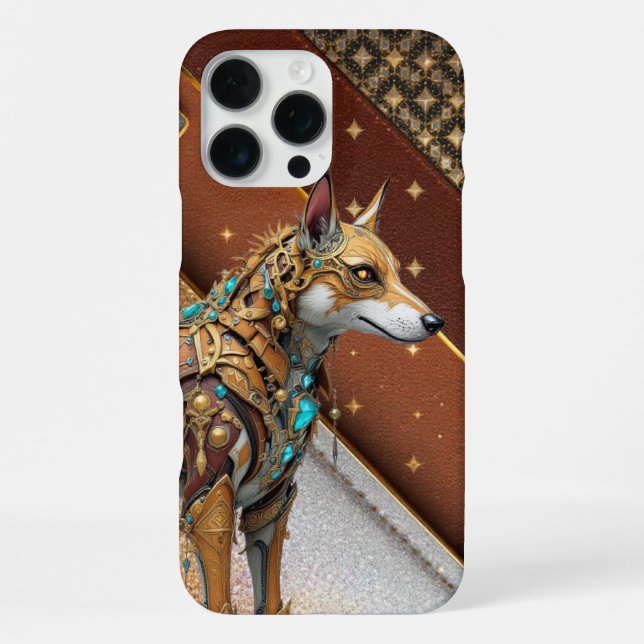 Wolf Wächter  iPhone 16 Pro Max Hülle (Rückseite)