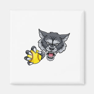 Wolf Werwolf Softll Ll Tiermaskottchen Magnet
