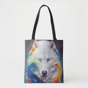 Wolf White Wolf Animal Discovery Adventure Nature Tasche