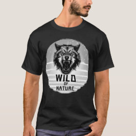 Wolf wild in der Natur T-Shirt