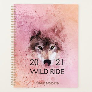 Wolf Wild Ride 2021 Naturplaner Planer