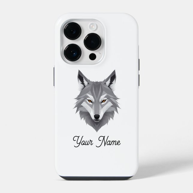 Wolf Wilde Seele iPhone 14 Pro Hülle (Rückseite)