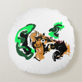 Wolf  winter  joy rundes kissen