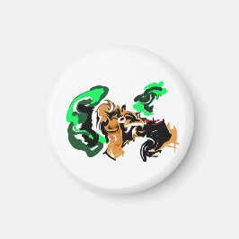 Wolf Winterfreude Magnet