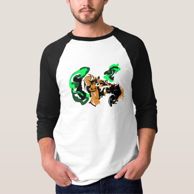 Wolf Winterfreude T-Shirt (Vorderseite)