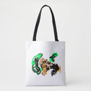 Wolf Winterfreude Tasche