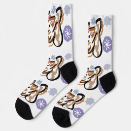 Wolf Winterliebe Socken