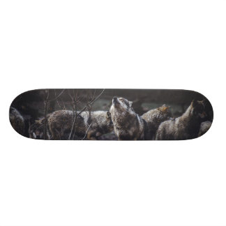 Wolf-Wolf-Wolf Skateboard