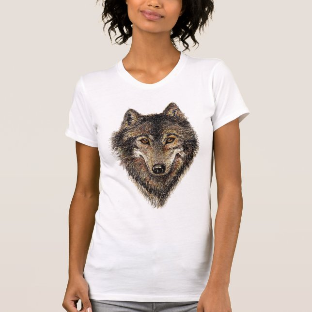 Wolf, Wölfe, Wildtiere, Natur, T-Shirt (Vorderseite)