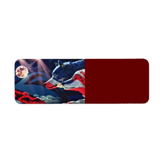 Wolf Wolves Full Moon (Vorne)