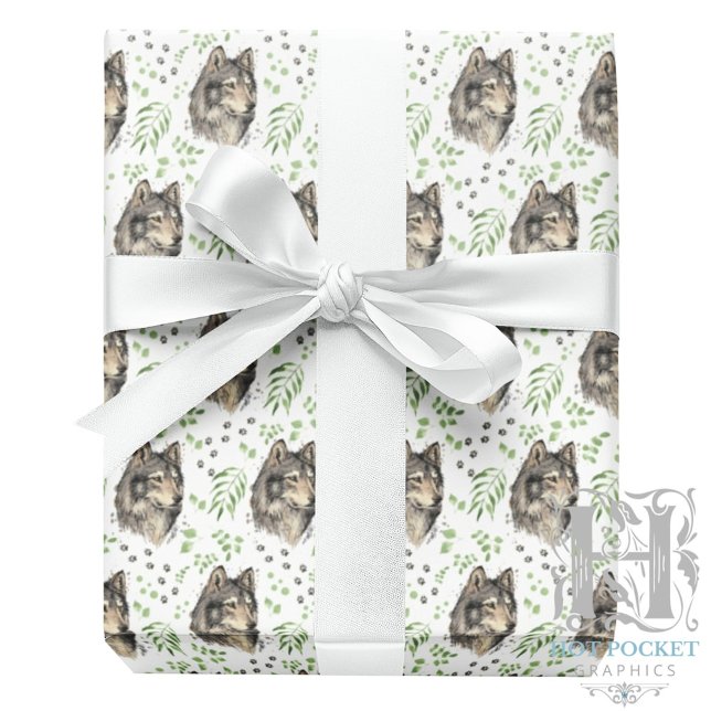 Wolf Wrapping Paper Geschenkpapier (Von Creator hochgeladen)