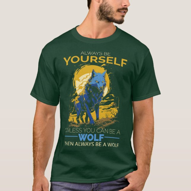 WOLF ZITATE T-Shirt (Vorderseite)
