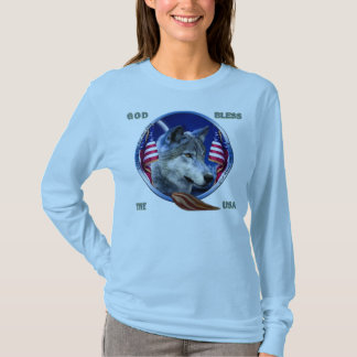 Wolf-Zuhause vom tapferen T-Shirt