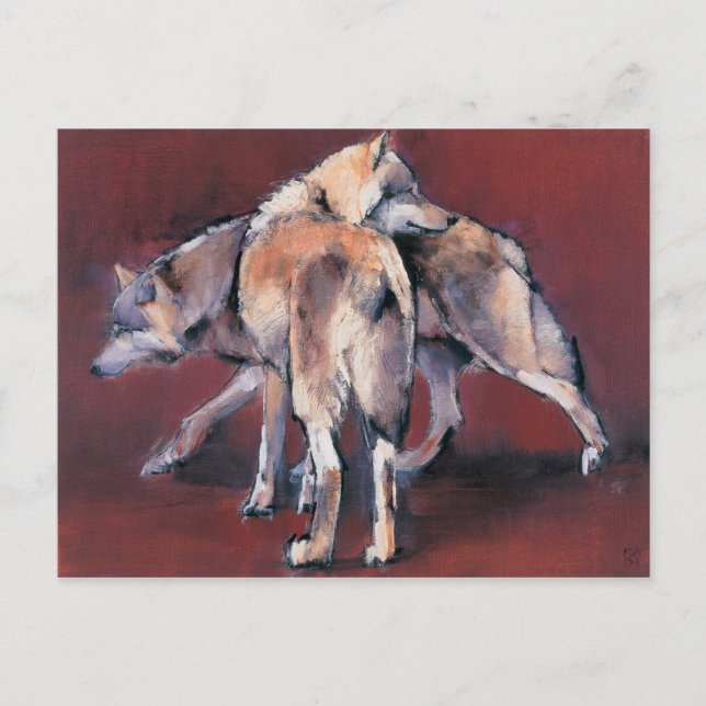 Wolf Zusammensetzung 2001 Postkarte (Vorderseite)