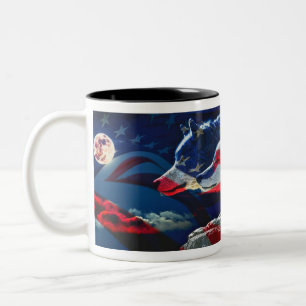 Wolf Zweifarbige Tasse