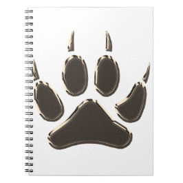 Wolfabdruck Notizblock