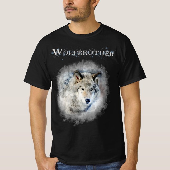 Wolfbrother Dark Version Wheel of time inspired T-Shirt (Vorderseite)