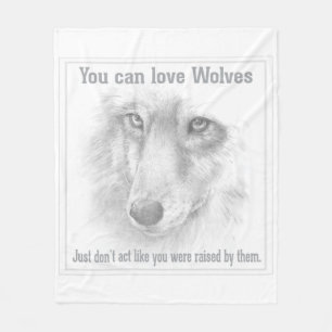 Wolfdecke Fleecedecke