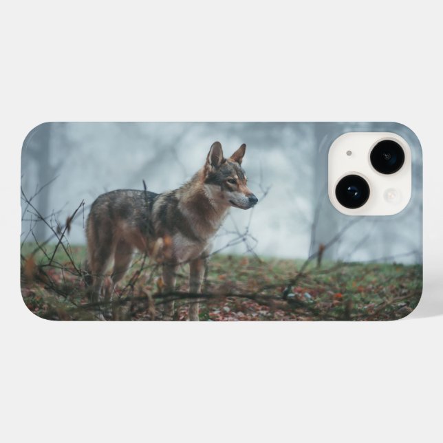 Wolfdog iPhone 14 Hülle (Rückseite (Horizontal))
