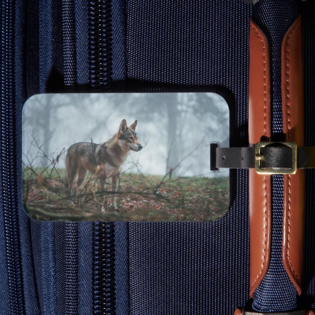 Wolfdog Luggage Tag Gepäckanhänger (Vorderseite Insitu 4)