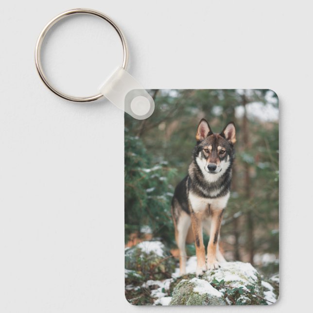 Wolfdog Schlüsselanhänger (Vorderseite)