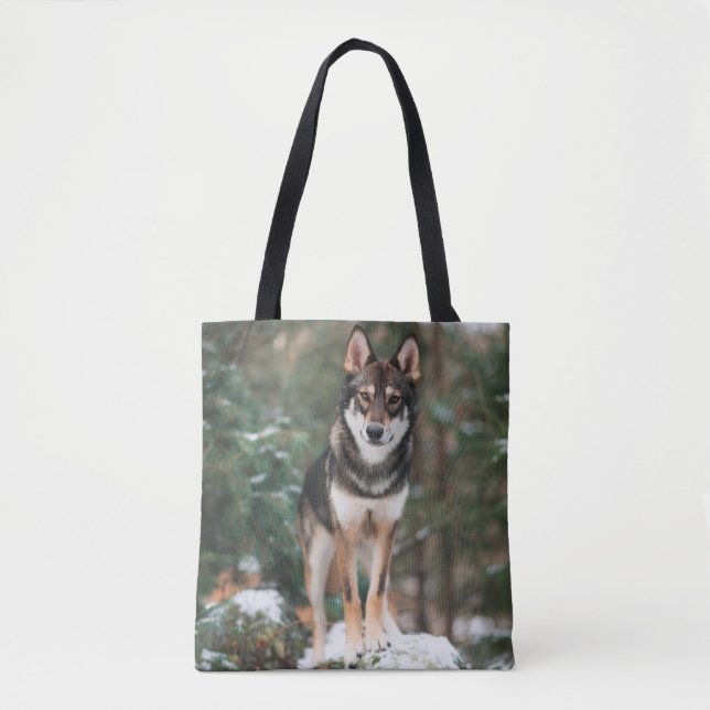 Wolfdog Tote Bag Tasche (Vorderseite)