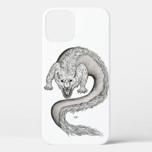 Wolfdragon Schwarzweiß-Design Case-Mate iPhone Hülle
