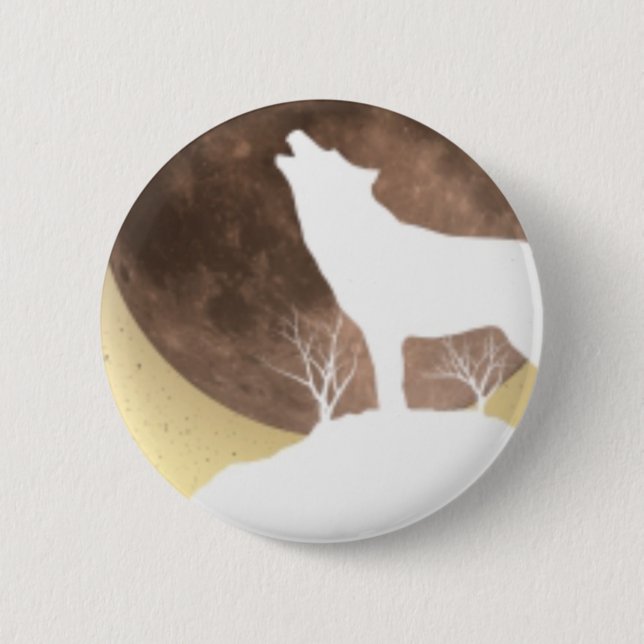 Wölfe Button (Vorderseite)