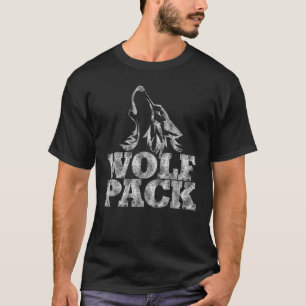 Wölfe der nächtlichen Himmelstierart Magische Wölf T-Shirt