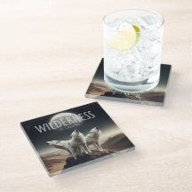 Wölfe Howling bei Vollmond Wilderness ruft