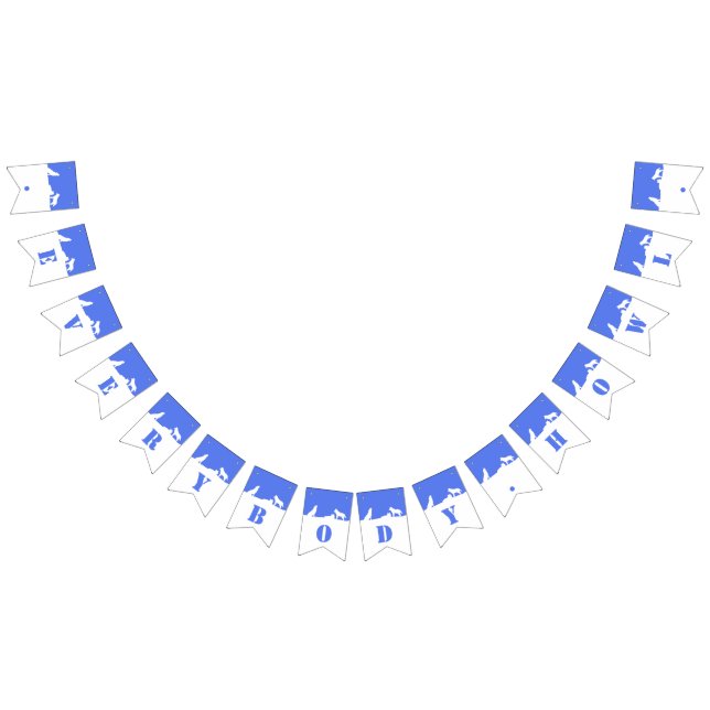 Wölfe im Schnee, Jedermann Howl! Jagd Wimpelkette (Alle)