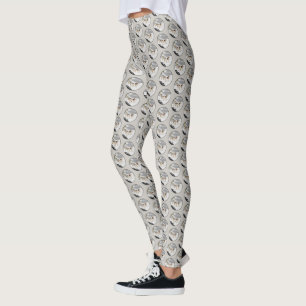 Wölfe in der Schneemalerei - Original Wildlife Art Leggings