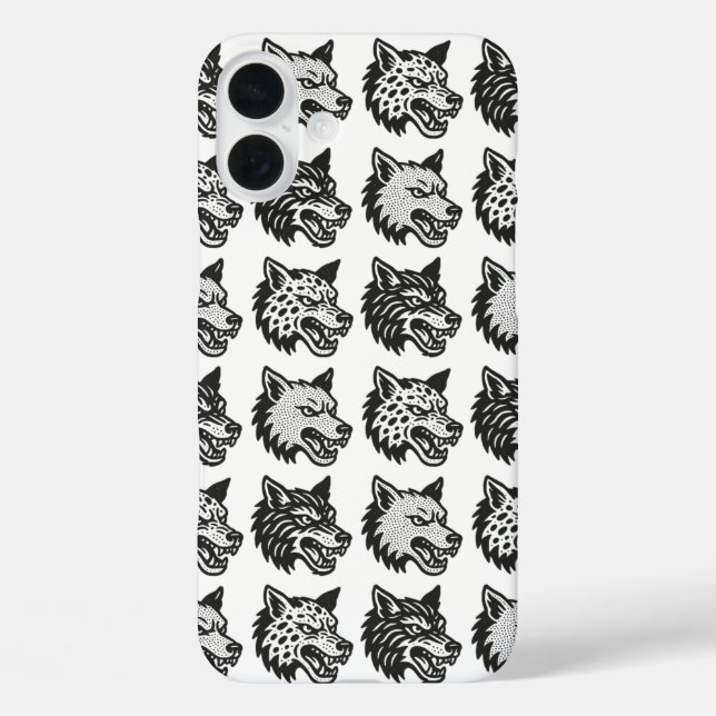 Wölfe iPhone 16 Plus Hülle (Rückseite)