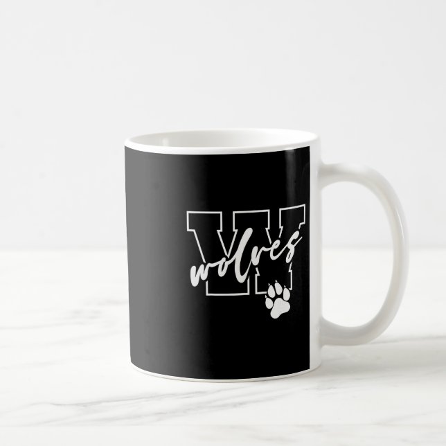 Wölfe  kaffeetasse (Rechts)