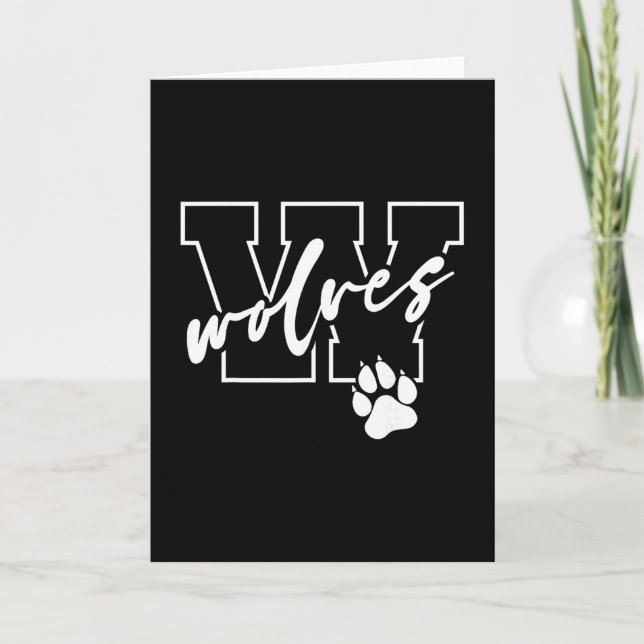 Wölfe  karte (Vorderseite)