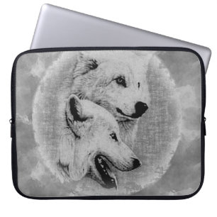 Wölfe Laptopschutzhülle