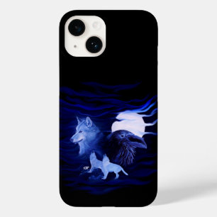 Wölfe mit Vollmond Case-Mate iPhone 14 Hülle