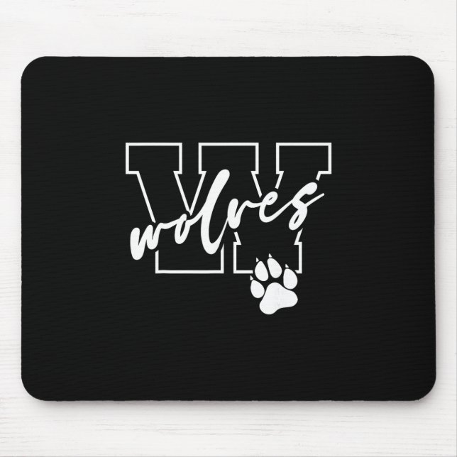 Wölfe  mousepad (Vorne)