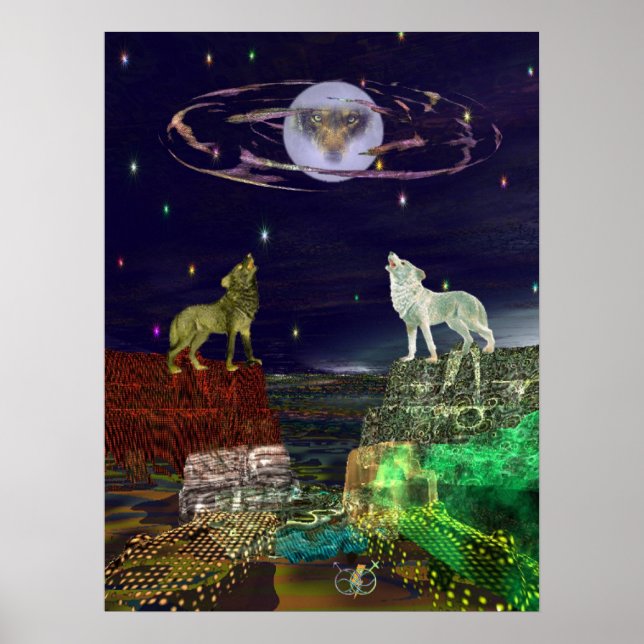 Wölfe Poster (Vorne)