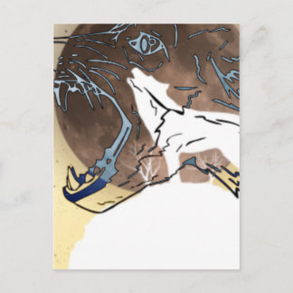 Wölfe Postkarte