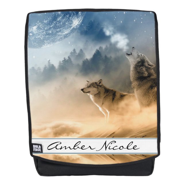 Wölfe Rucksack (Vorderseite)