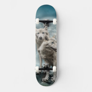 Wölfe Skateboard