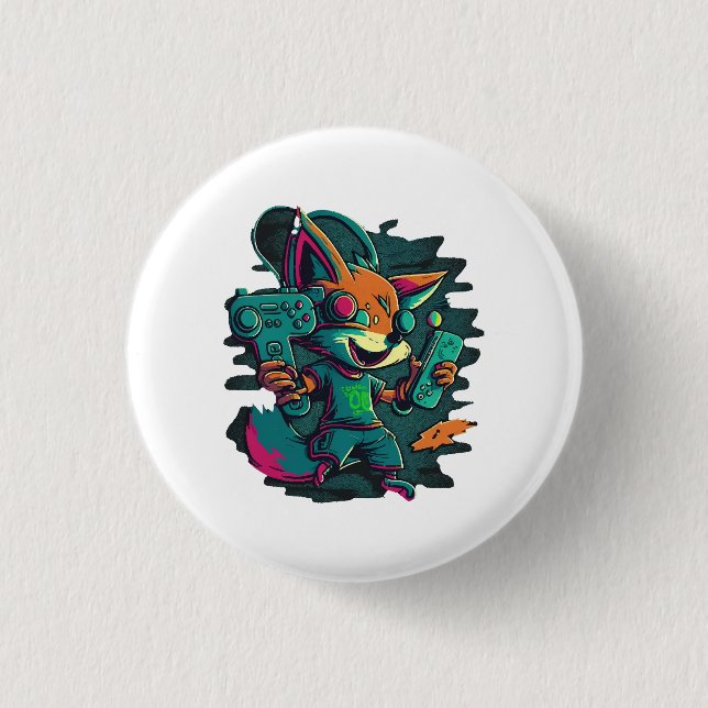 Wölfe spielen button (Vorderseite)