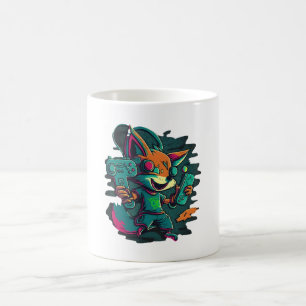 Wölfe spielen Spiele Kaffeetasse