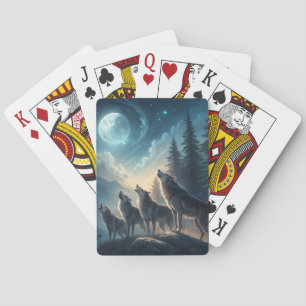 Wölfe Spielkarten
