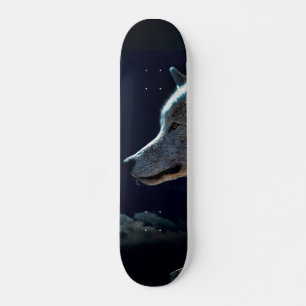 Wölfe und der Narr Skateboard