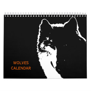 Wölfe - Wildtiere Kalender