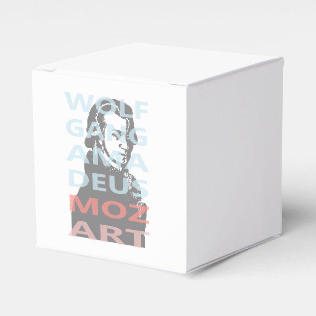 Wolfgang Amadeus Mozart Geschenkschachtel (Vorderseite)