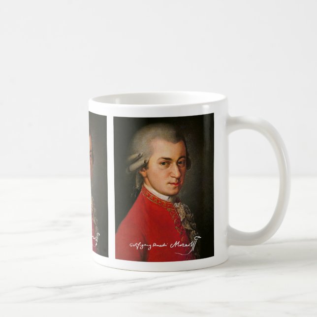 Wolfgang amadeus mozart kaffeetasse (Rechts)