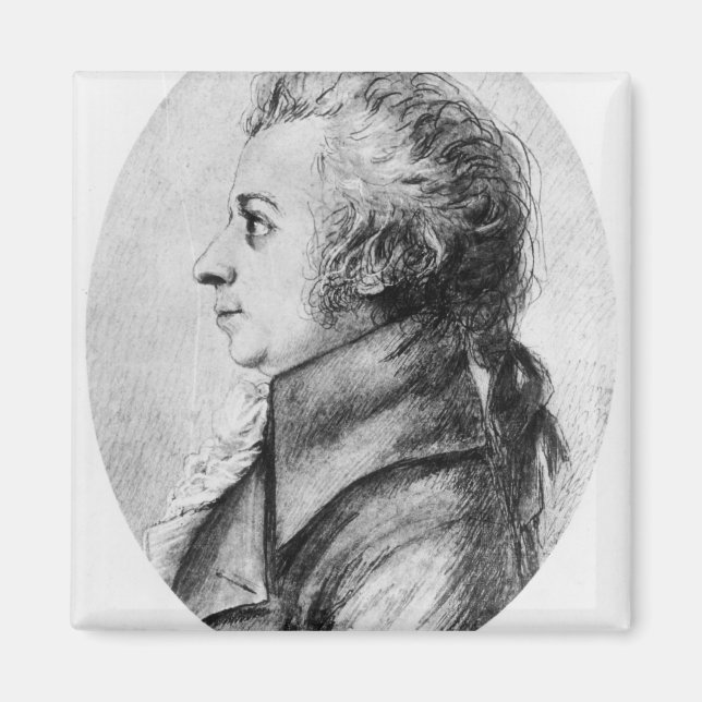 Wolfgang Amadeus Mozart Magnet (Vorne)